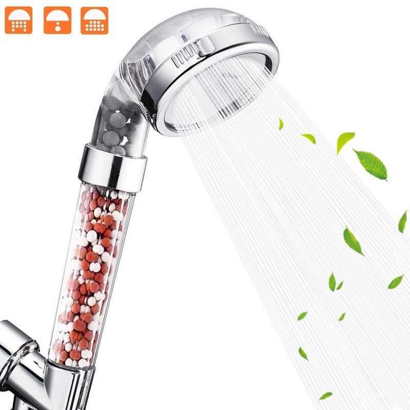 NosameÂ® Shower Head with Hose, Filter Filtration High Pressure Water Saving 3 Mode Function Spray Handheld Showerheads for Dry Skin & Hair - Image 5